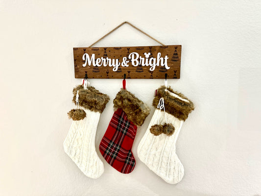 Merry & Bright Stocking Holder