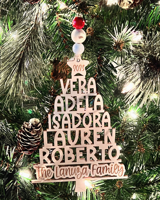Personalized Tree Ornament